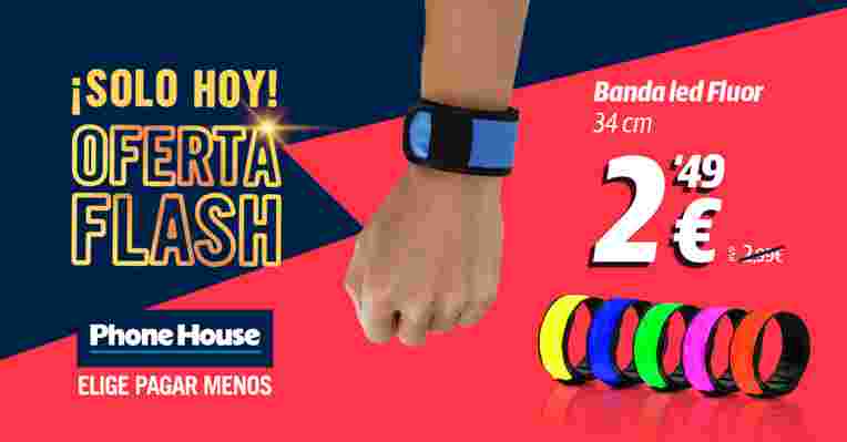 Oferta Flash: Llévate la banda LED fluorescente ME! por sólo 2.49 euros en Phone House